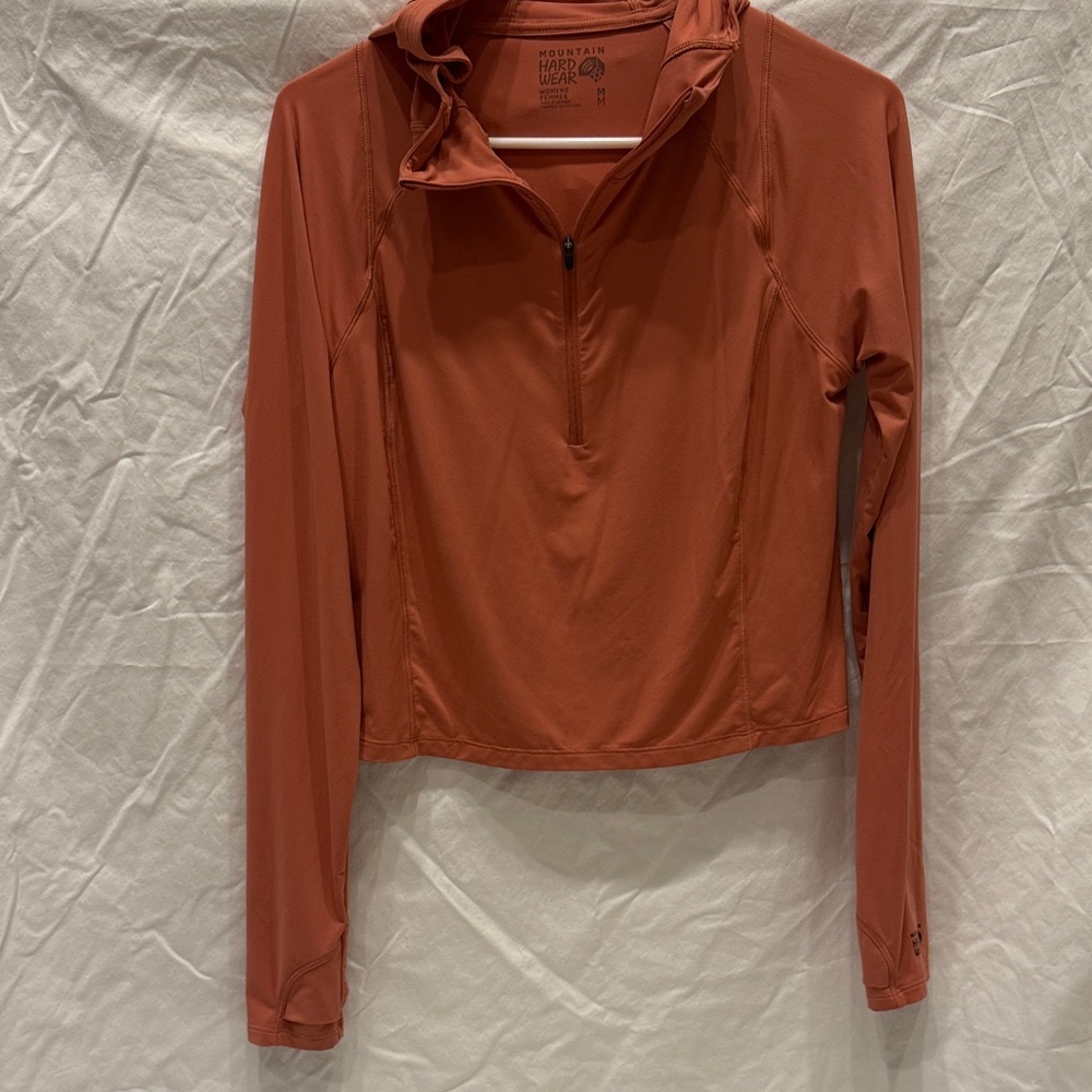 Mountain Hardwear Women's Rust Half-Zip Hoodie